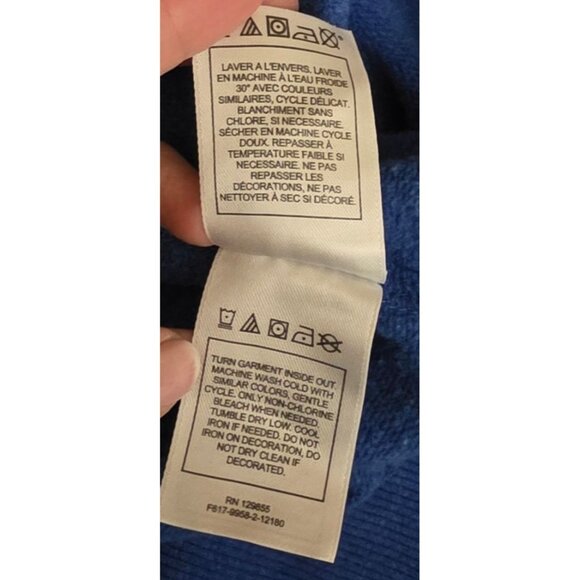 Disney Parks Retro Mickey Mouse State University Sweatshirt Mens Size XXL Blue - Picture 7 of 8